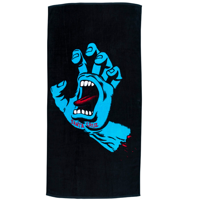 Screaming Hand Beach Towel