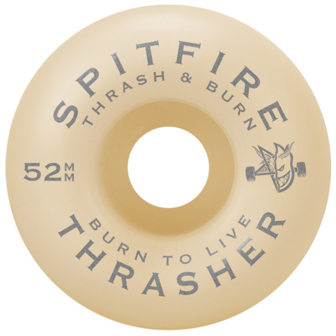 Formula Four Classic Flame 52mm 99a Spitfire xThrasher Skateboard Wheels