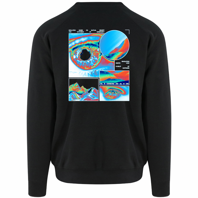 Lucid Snapshot Heavyweight Sweater Jet Black