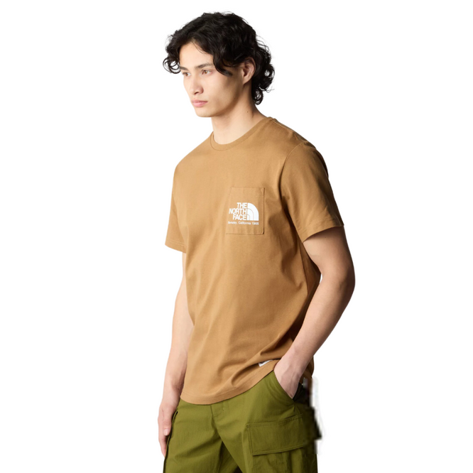 Berkeley California Pocket T-shirt Utility Brown