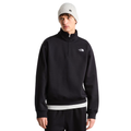 Essential Simple Dome 1/4 Zip Hoodie TNF Black