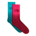 Everyday Crew 2Pack Socks Dip Pacific Teal
