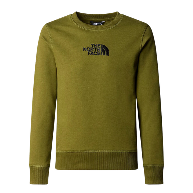 Kids Drew Peak Light Crew Sweatshirt Forest Olive