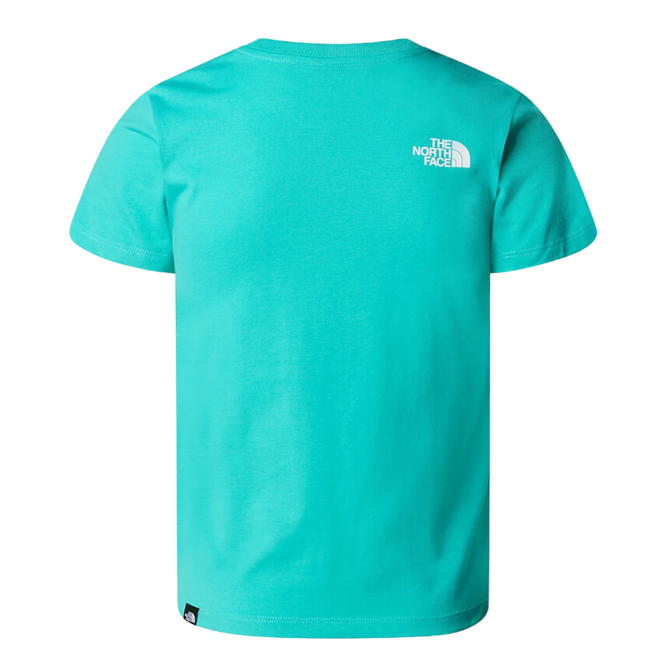 Kids Simple Dome T-shirt Geyser Aqua