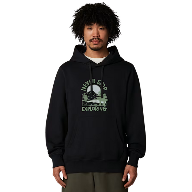 Outdoor Graphic Hoodie Black