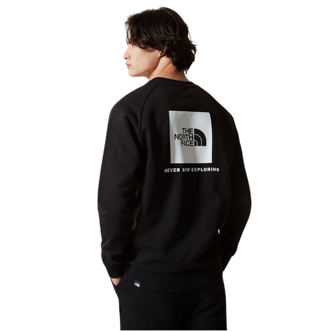 Raglan Redbox Crew Sweatshirt TNF Black