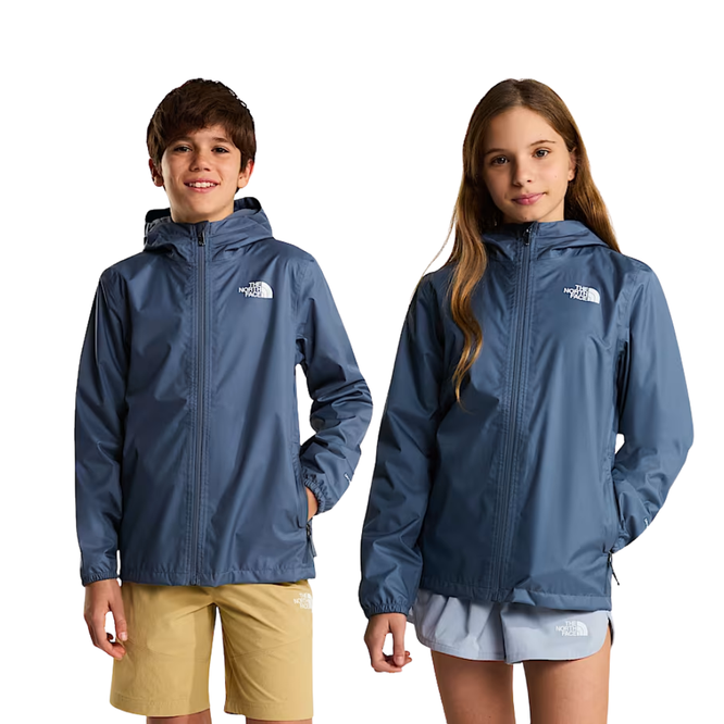 Kids Zipline Rain Jacket Granite Grey