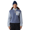 Womens Yumiori 1/4 Zip Fleece Jacket Twilight Galaxy Blue Flax