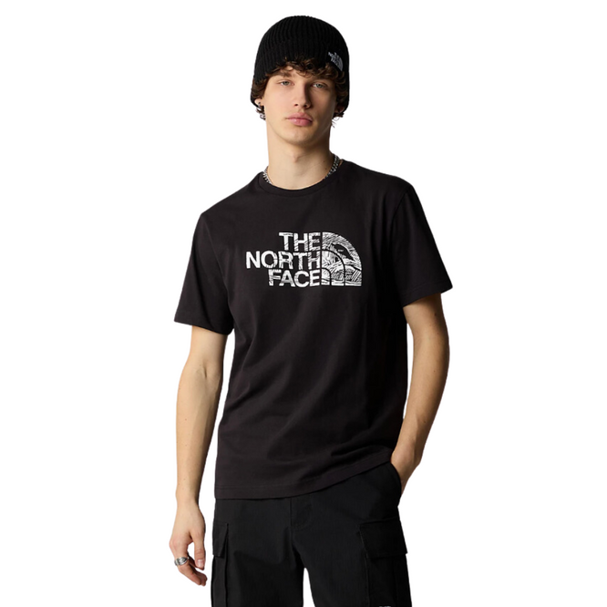 Woodcut Dome T-shirt TNF Black
