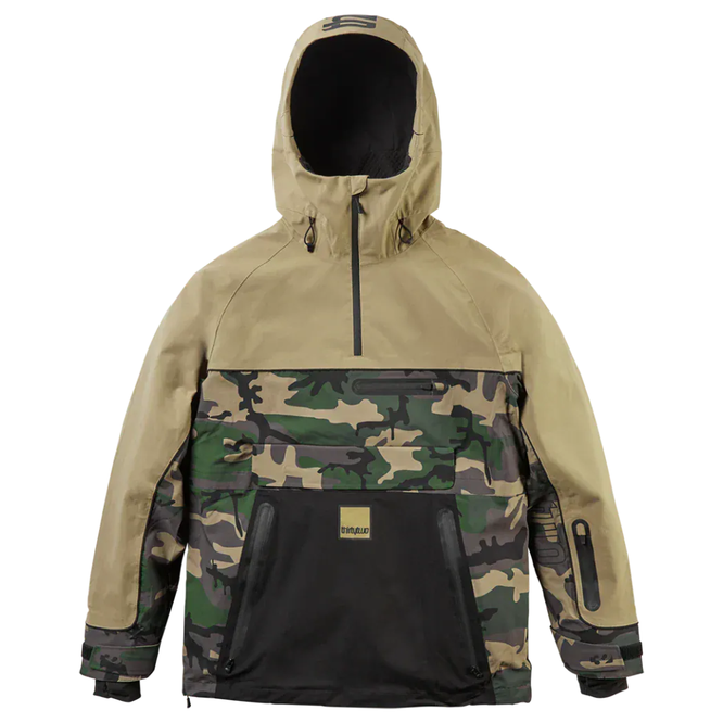 Anorak Snowboard Jacket Camo