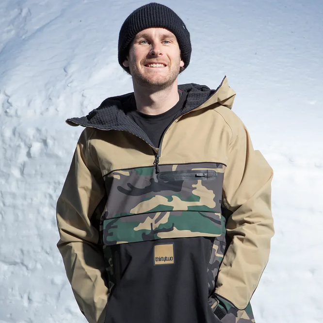 Anorak Snowboard Jacket Camo
