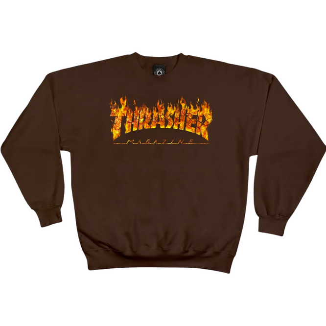 Inferno Crewneck Dark Chocolate