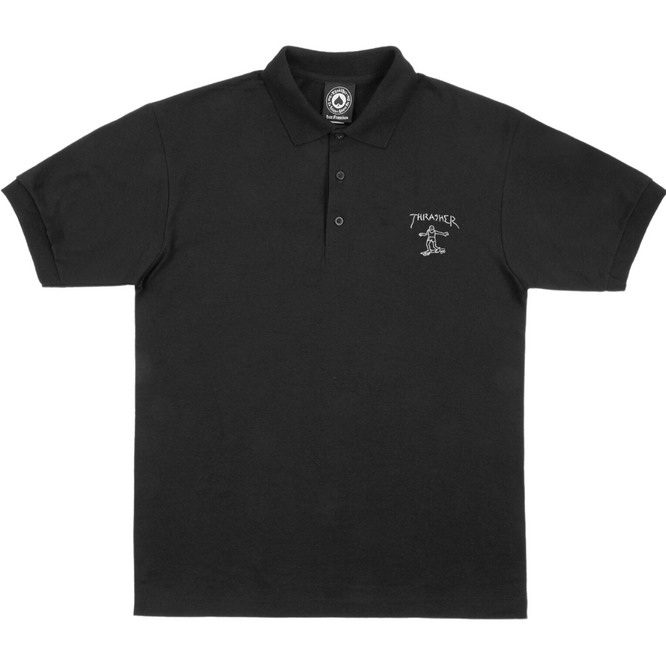 Mini Gonz Embroidered Polo Black