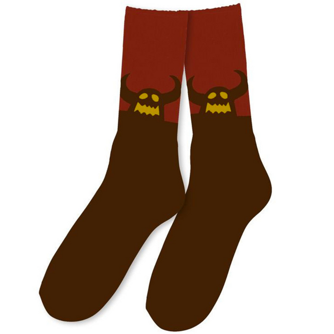 Monster Socks Brown