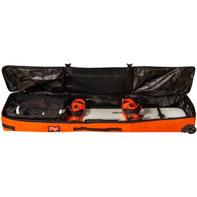 Wheeled Snowboard Bag Orange