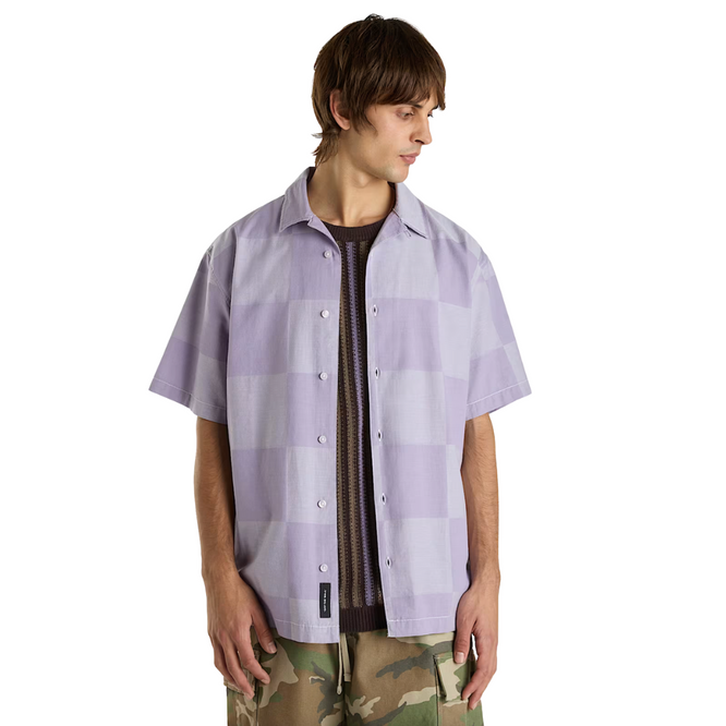 Kessler Checkerboard Shirt Woven Purple Haze/ EveningHaze