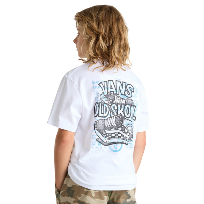 Kids Old Skool T-shirt White