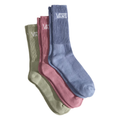 Classic Crew 3Pack Socks Green Balsam
