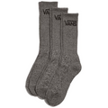 Classic Crew Rox Socks 3-Pack Heather Grey
