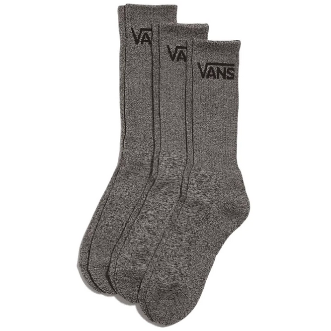 Classic Crew Socks Black Heather