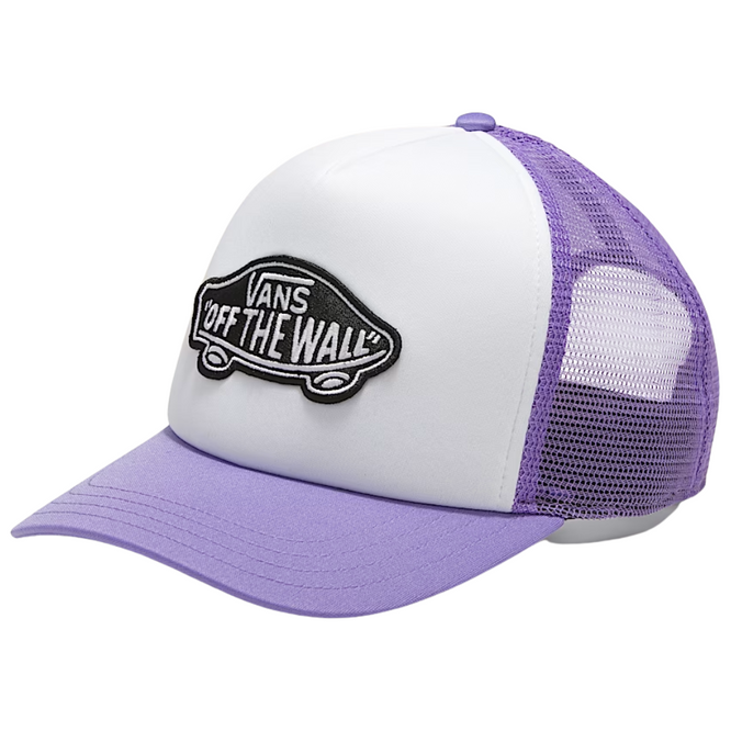 Classic Patch Curved Bill Trucker Cap Purple Haze