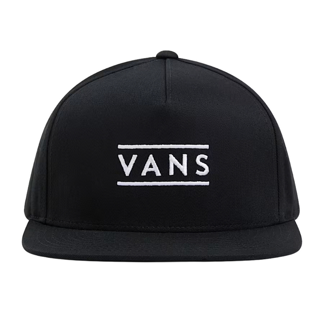 Half Box Snapback Cap Black