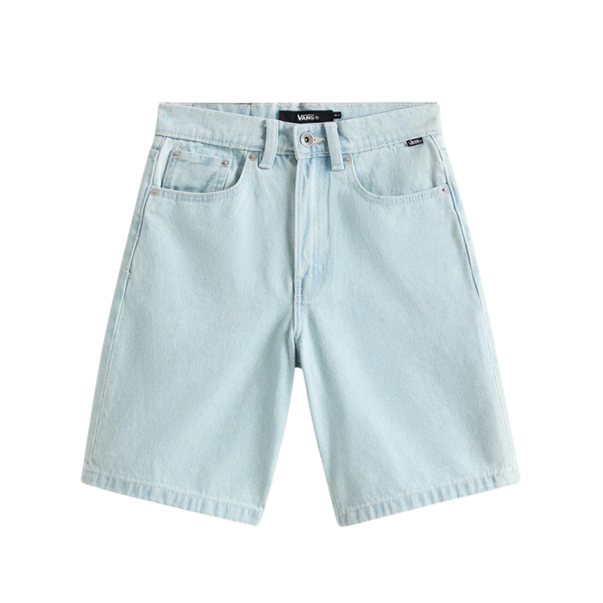 Kids Check-5 Baggy Denim Short Blue Ice