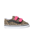 Kids Old Skool V Leopard Pop Incense/ Pink Velvet/ Black
