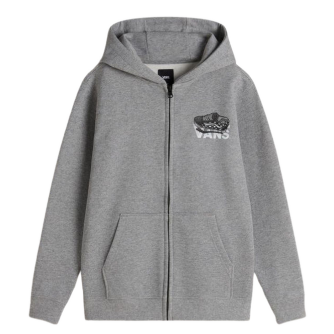 Kids Oold Skool Zip Hoodie Cement Heather