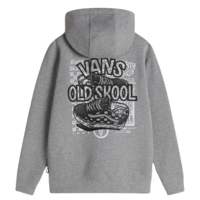 Kids Oold Skool Zip Hoodie Cement Heather