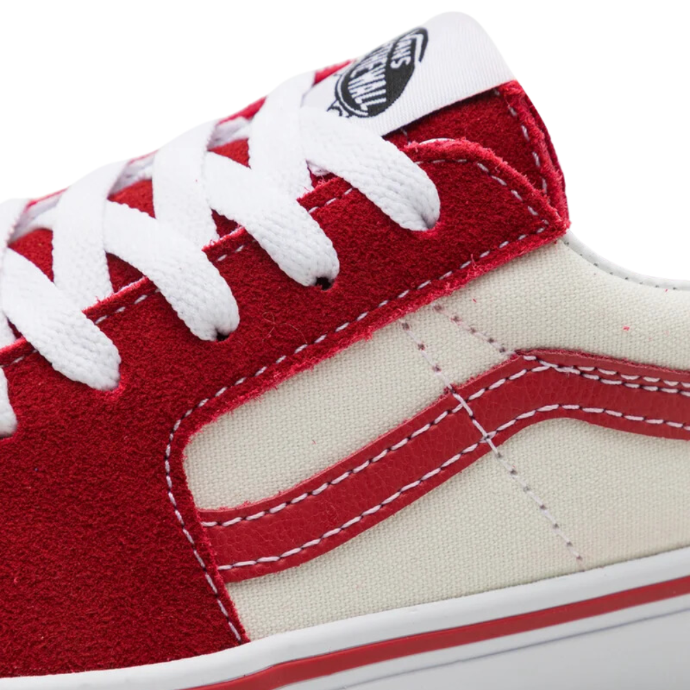 Vans Kids Sk8 Low Red Marshmallow Stoked Boardshop