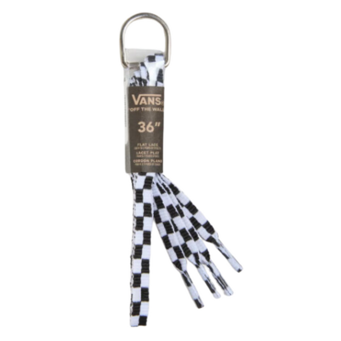 Laces 36" Black/White Checkers
