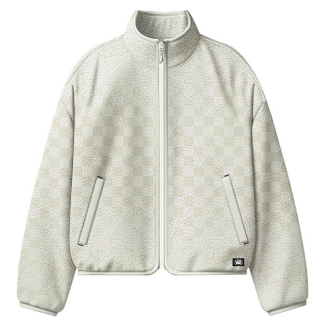 Womens Queens High Pile Jacket Fleece Marshmallow