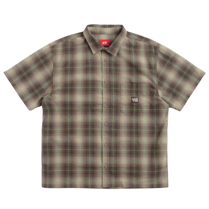 Skate Plaid Woven Walnut