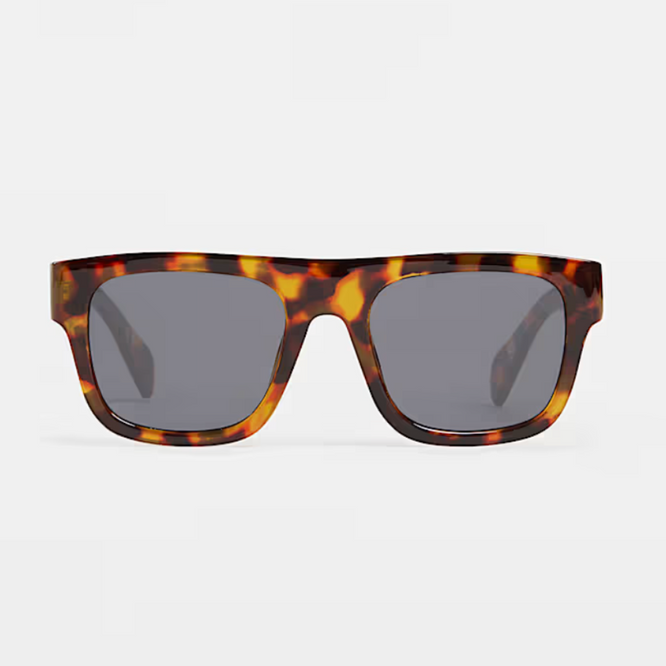 Squared Off Shades Sunglasses Cheetah Tortoise