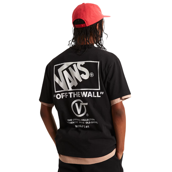Stacked Hi T-Shirt Black/White