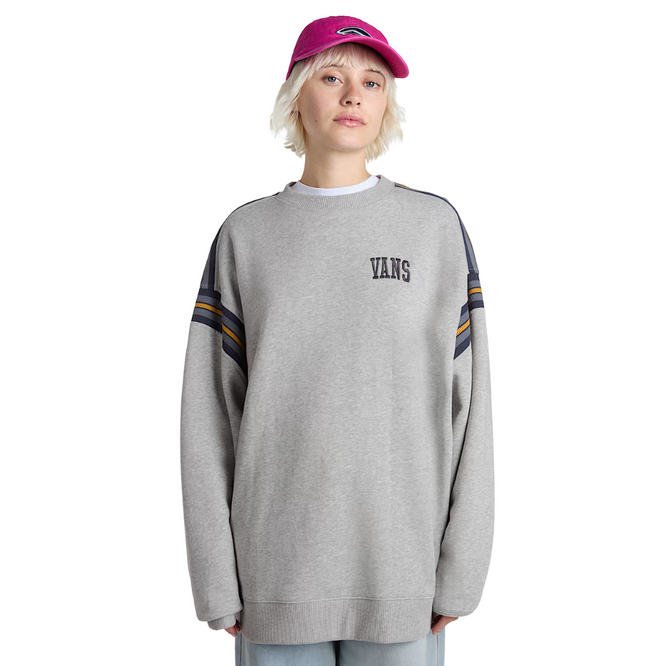 Womens Stadium Crewneck Cement Heather