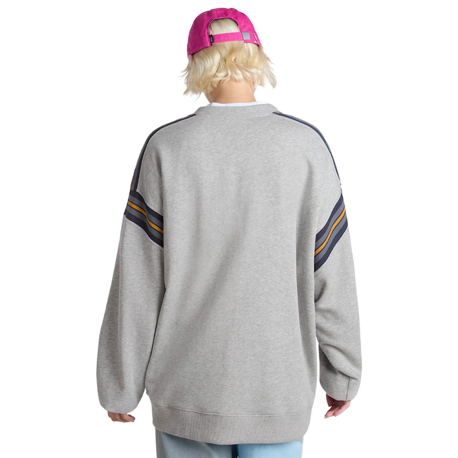 Womens Stadium Crewneck Cement Heather