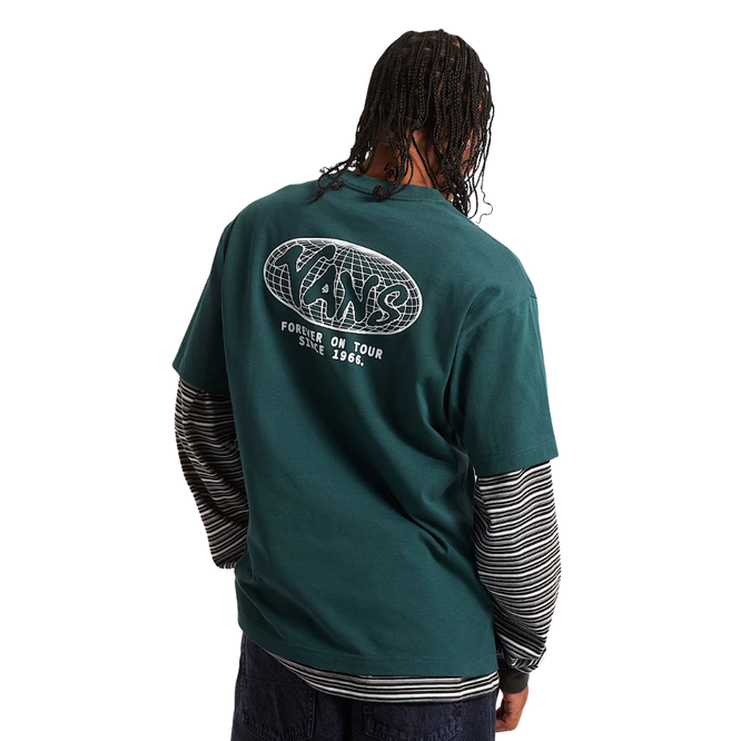 World Tour Loose T-Shirt Mystic Moss