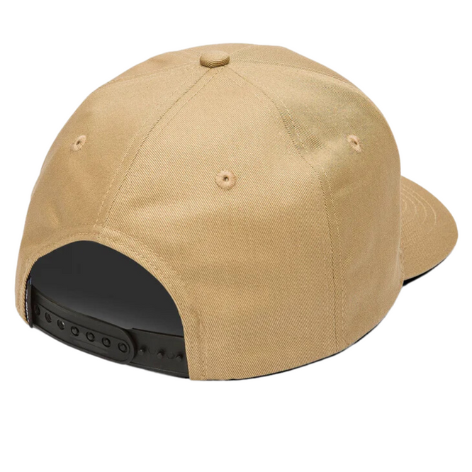 Embossed Stone Adjustable Cap Dark Khaki