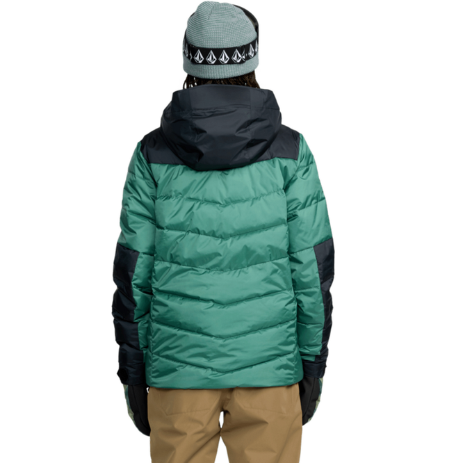 Womens Estes Puff Snowboard Jacket Spruce Green