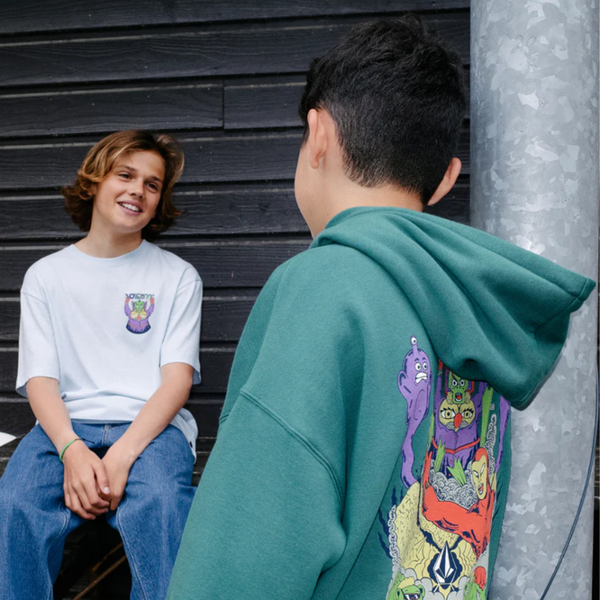 Kids FA Ben Sanaire Hoodie Rifle Green