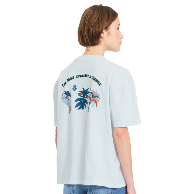 Womens FA Bruno Lucas 2 T-Shirt Light Blue Acid