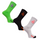 Full Stone Socks 3Pack Multi Yellow/ Red/ Blue