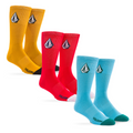 Full Stone Socks 3Pack Electric Green