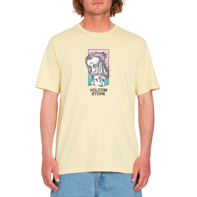 Heckle T-shirt Dawn Yellow