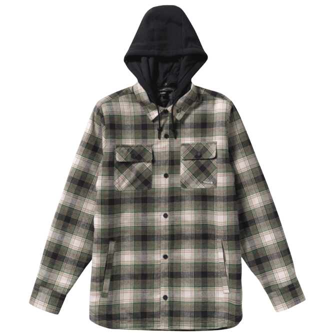 Kenson Insulated Flannel Medium Jacket Black Green