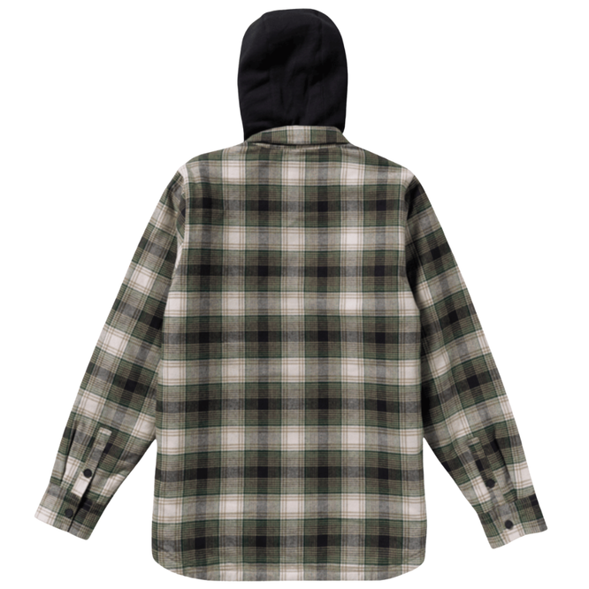 Kenson Insulated Flannel Medium Jacket Black Green