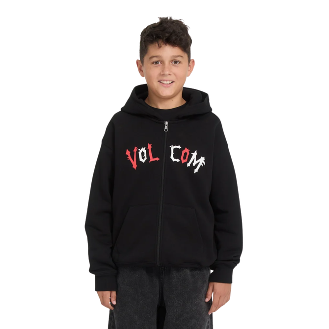 Kids FA OZZY Full Zip Fleece Black