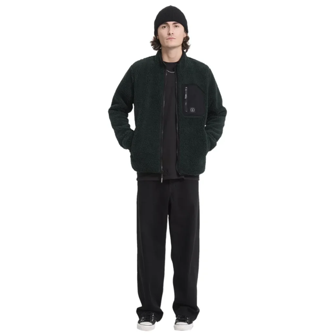 Muzzer Fuzzar Zip Fleece Scarab